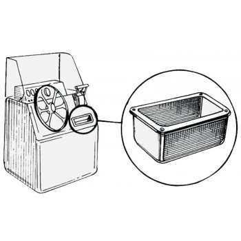 Vano portaoggetti da plancia o cruscotto in ABS bianco lucido 